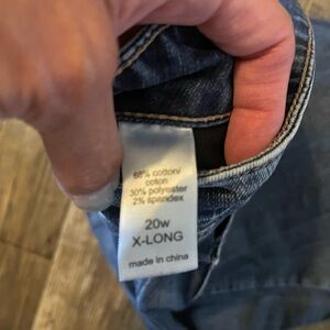 Maurices Blue Straight Fit Jeans with Contrast Stitching